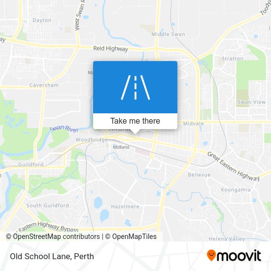Old School Lane map