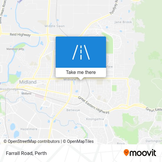Farrall Road map