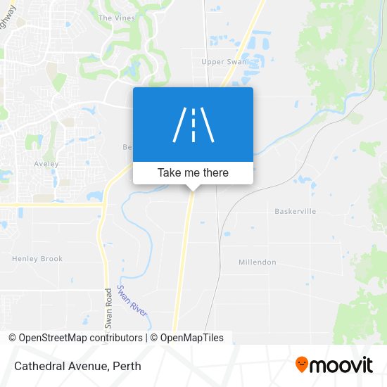 Cathedral Avenue map