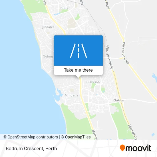 Mapa Bodrum Crescent