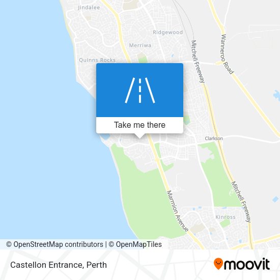Castellon Entrance map