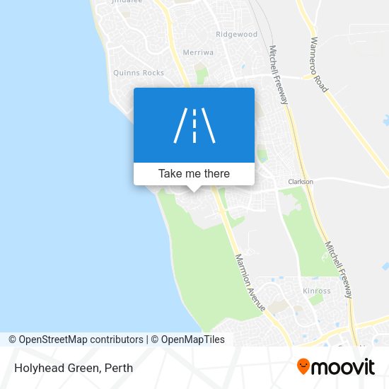 Holyhead Green map