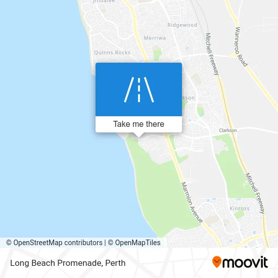 Mapa Long Beach Promenade