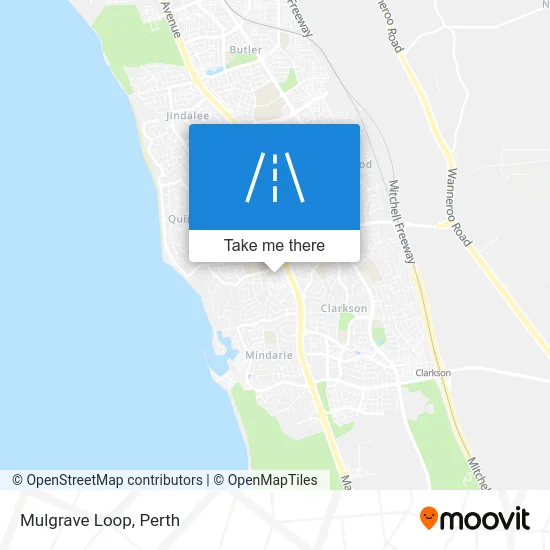 Mapa Mulgrave Loop