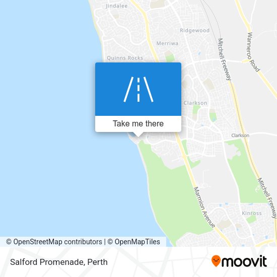 Salford Promenade map