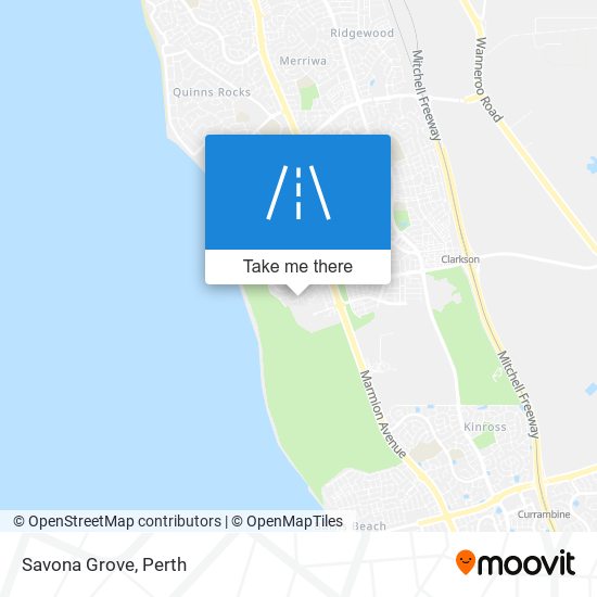 Savona Grove map