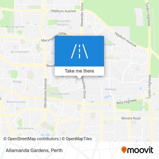 Allamanda Gardens map