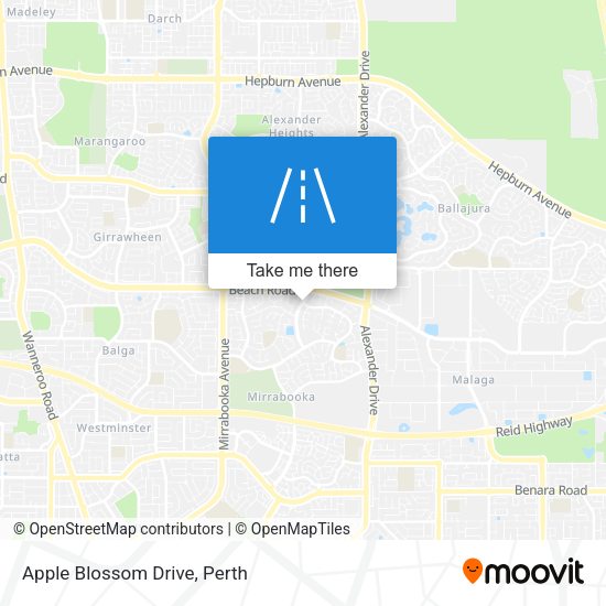Apple Blossom Drive map