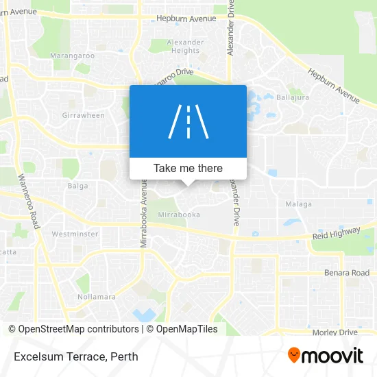 Mapa Excelsum Terrace