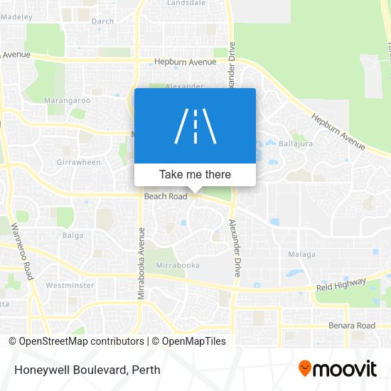 Honeywell Boulevard map