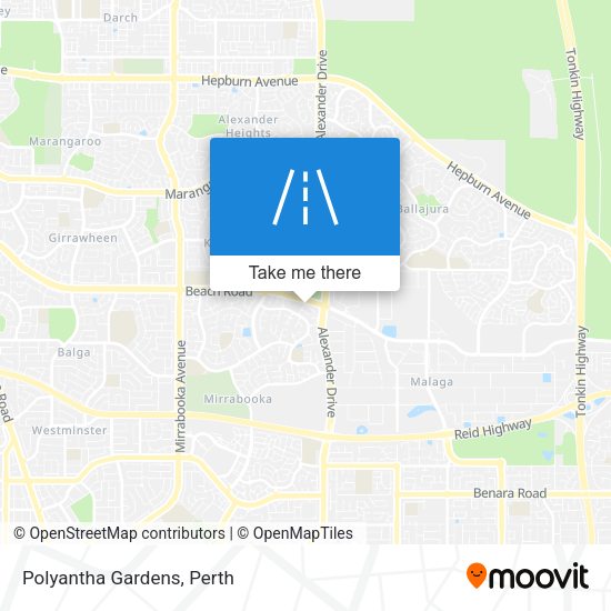 Polyantha Gardens map