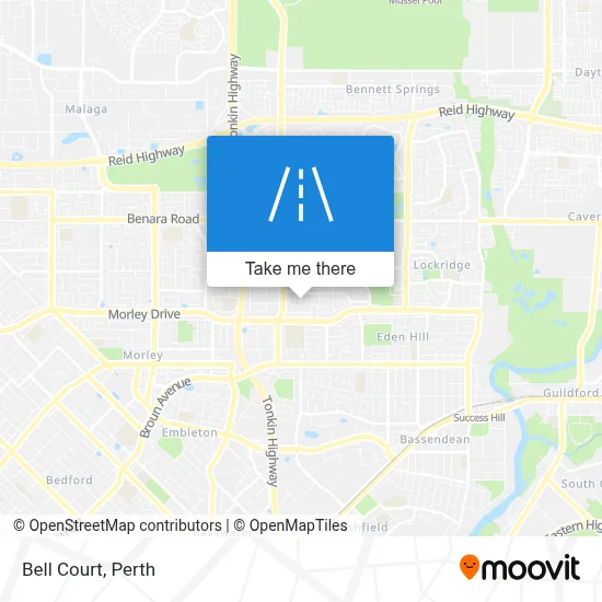Mapa Bell Court
