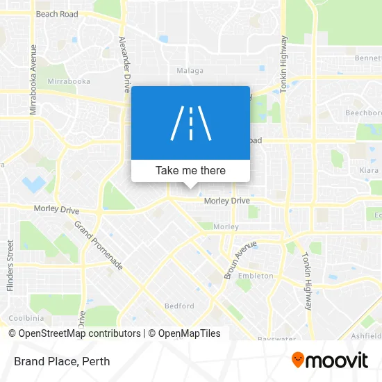 Mapa Brand Place