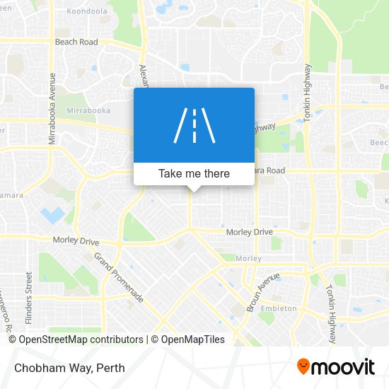 Chobham Way map