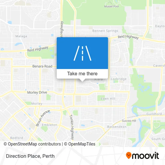 Mapa Direction Place