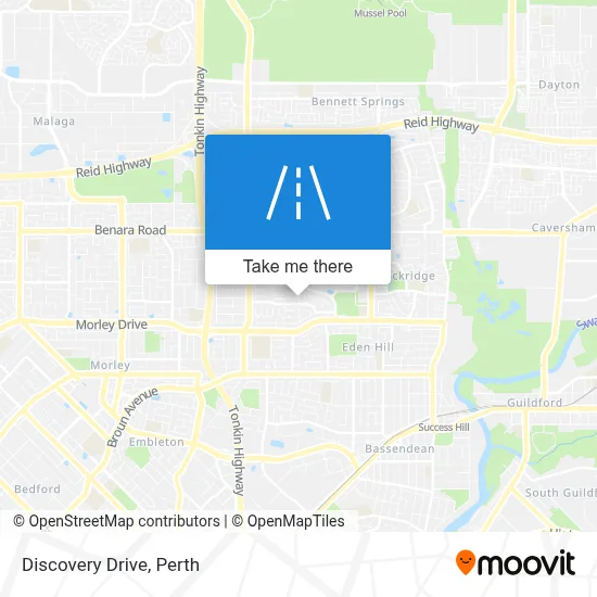 Mapa Discovery Drive
