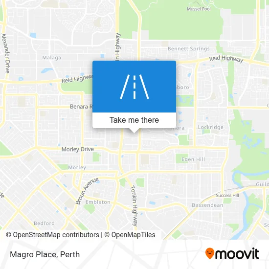 Mapa Magro Place