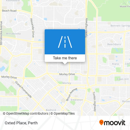 Oxted Place map