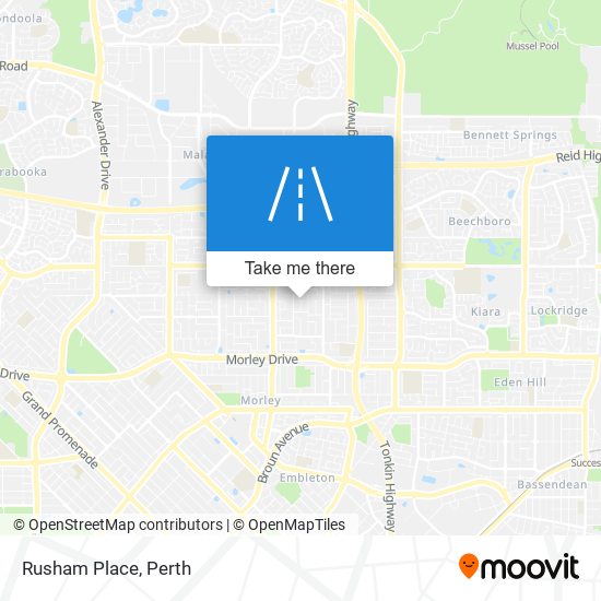 Rusham Place map