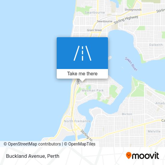 Buckland Avenue map