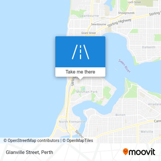 Glanville Street map