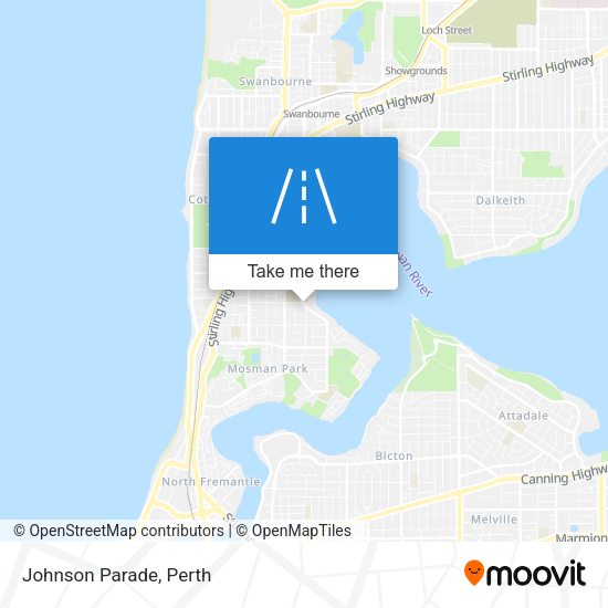 Johnson Parade map