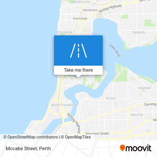 Mccabe Street map