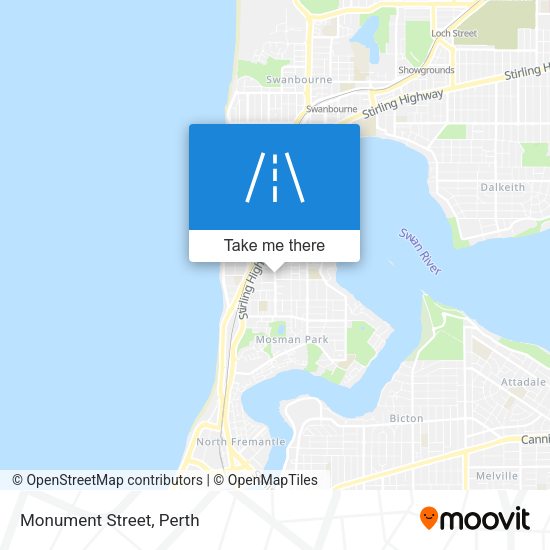 Monument Street map