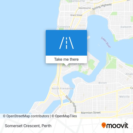 Somerset Crescent map
