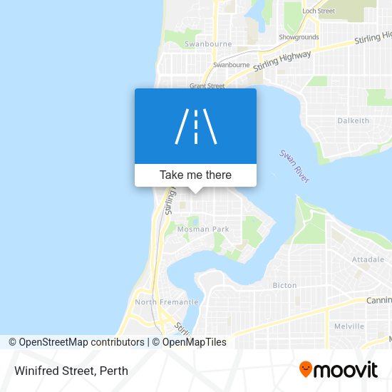 Winifred Street map
