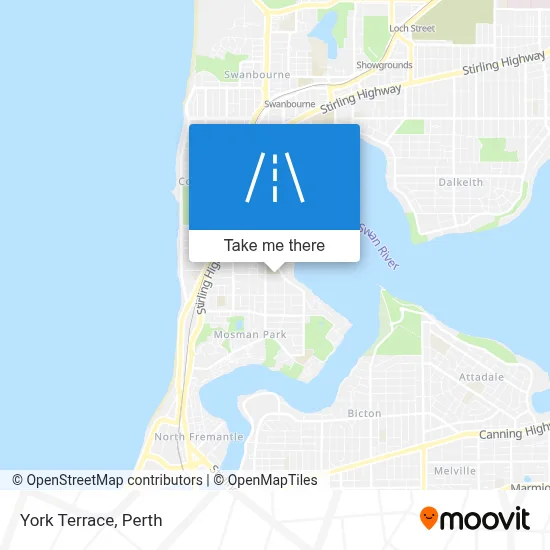 Mapa York Terrace