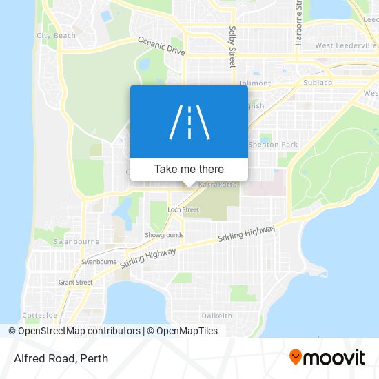 Alfred Road map