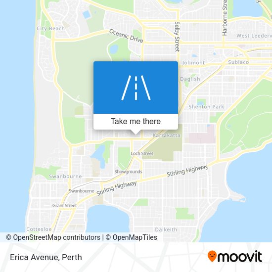 Erica Avenue map