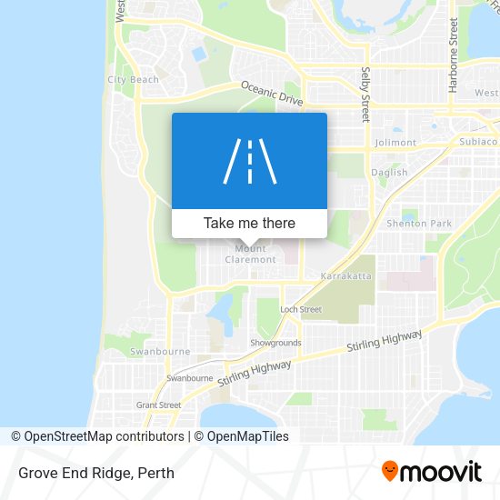 Grove End Ridge map