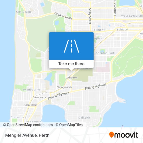 Mengler Avenue map