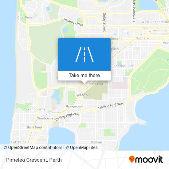 Pimelea Crescent map