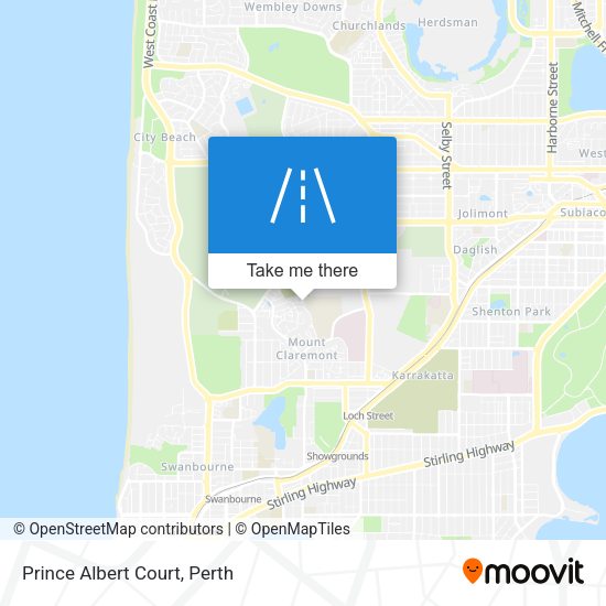 Prince Albert Court map