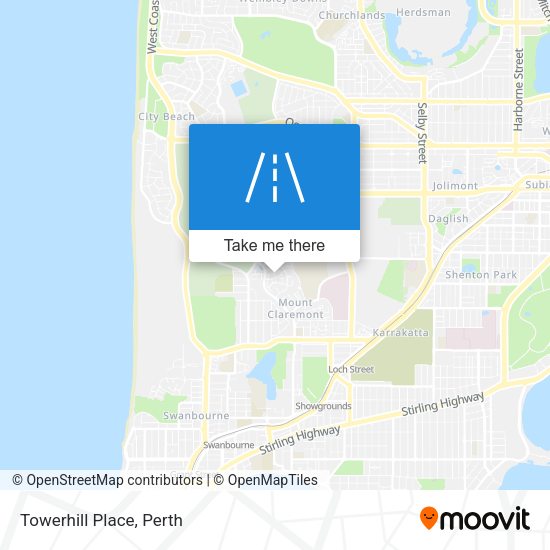 Towerhill Place map