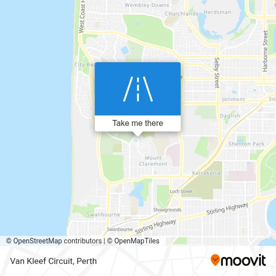 Mapa Van Kleef Circuit