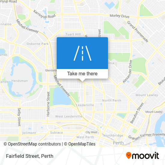 Fairfield Street map