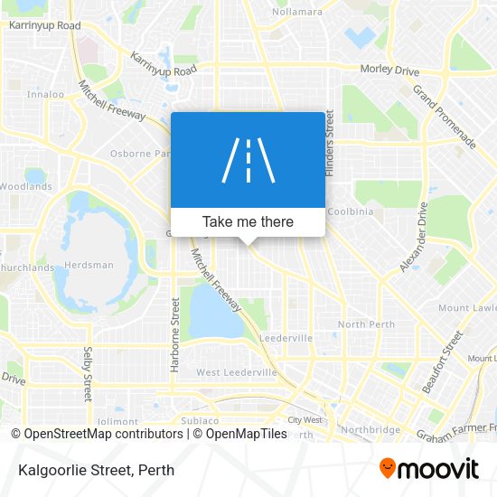 Kalgoorlie Street map