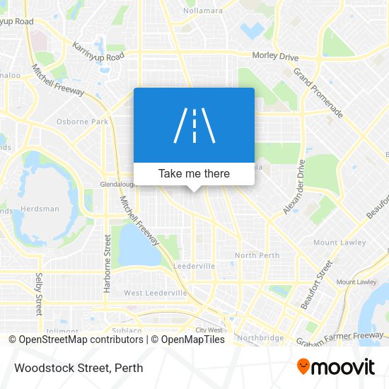 Woodstock Street map