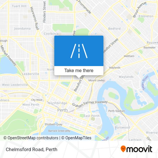 Chelmsford Road map