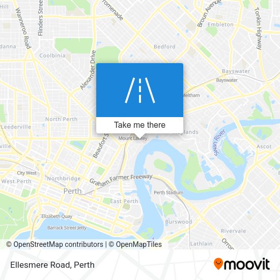 Ellesmere Road map