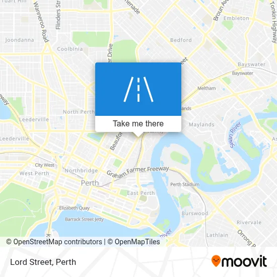 Mapa Lord Street