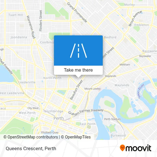 Mapa Queens Crescent