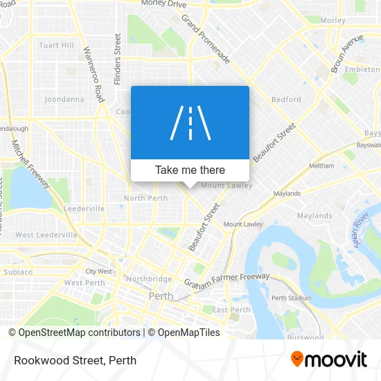 Mapa Rookwood Street