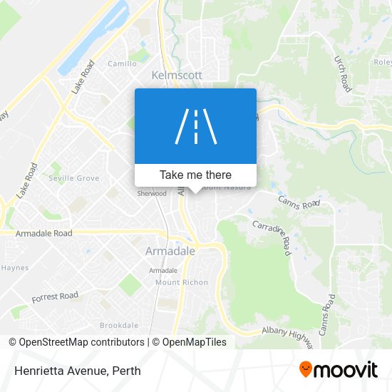 Henrietta Avenue map