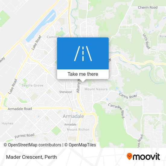 Mader Crescent map