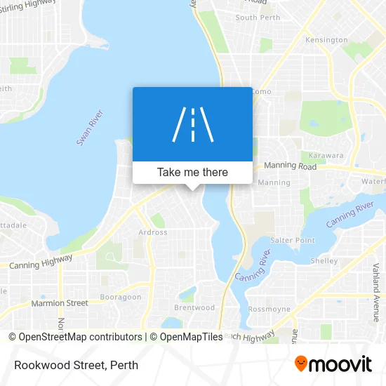 Mapa Rookwood Street